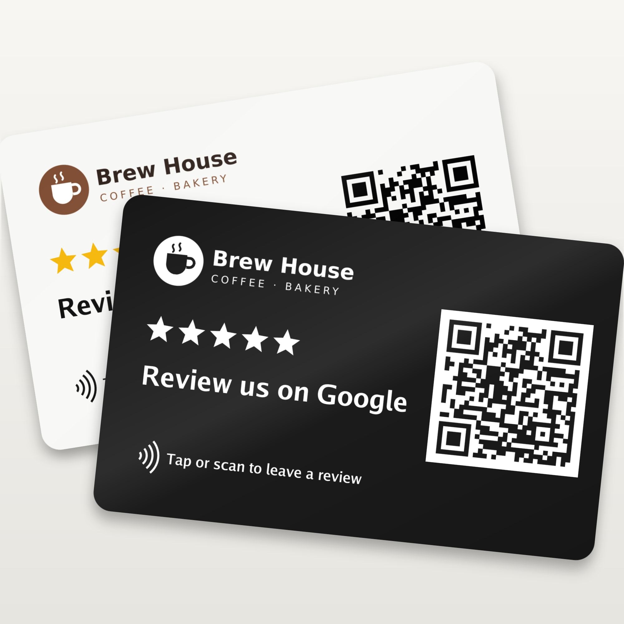 Google Review NFC Card – Tap or Scan to Review