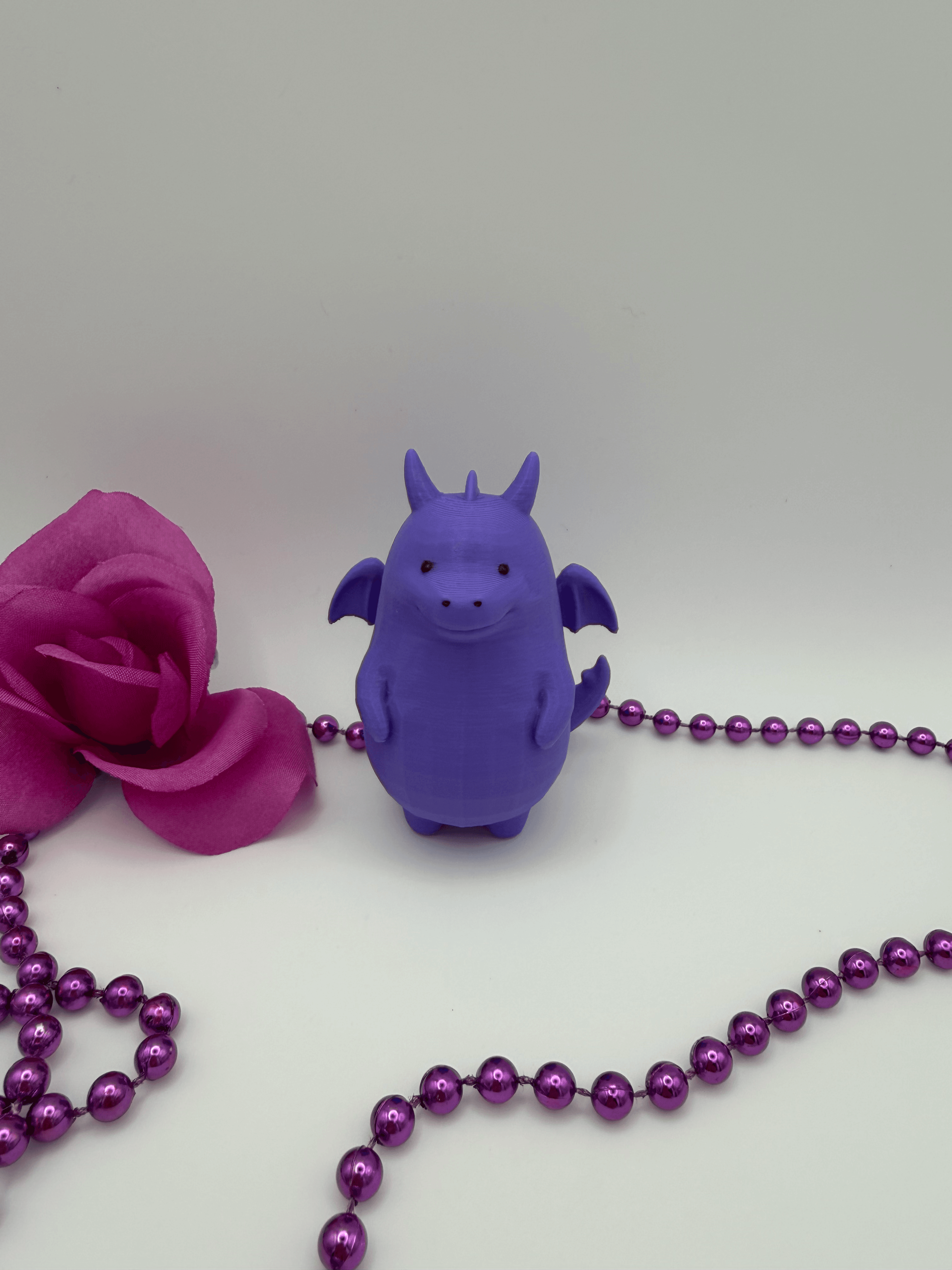 Potato Dragon Sculpture, Cute Kawaii Fantasy Dragon Figurine, 3D Printed, Unique Desk & Shelf Art Piece — video preview