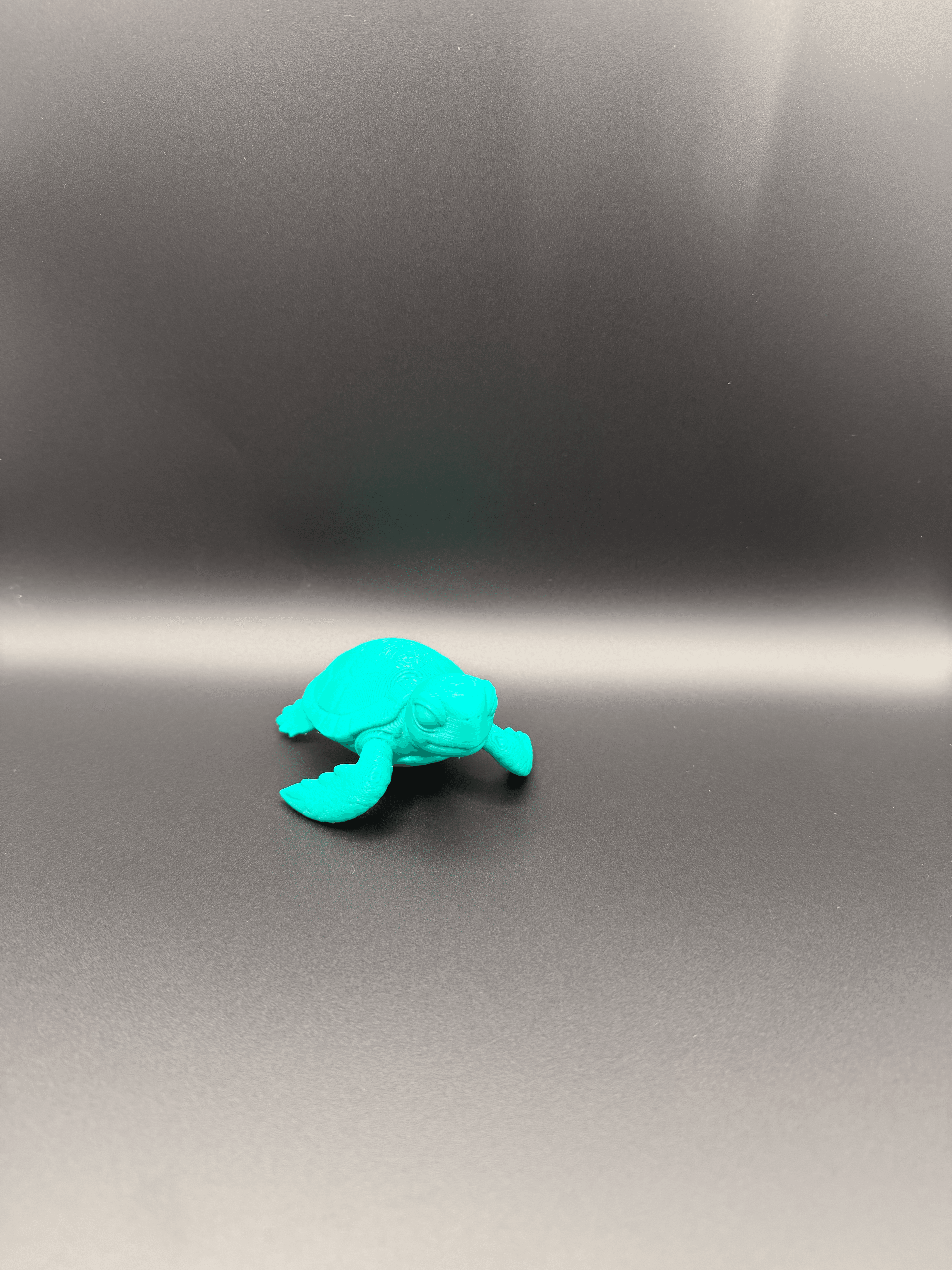 Cute Sea Turtle Figurine 3D Printed Desk Decor