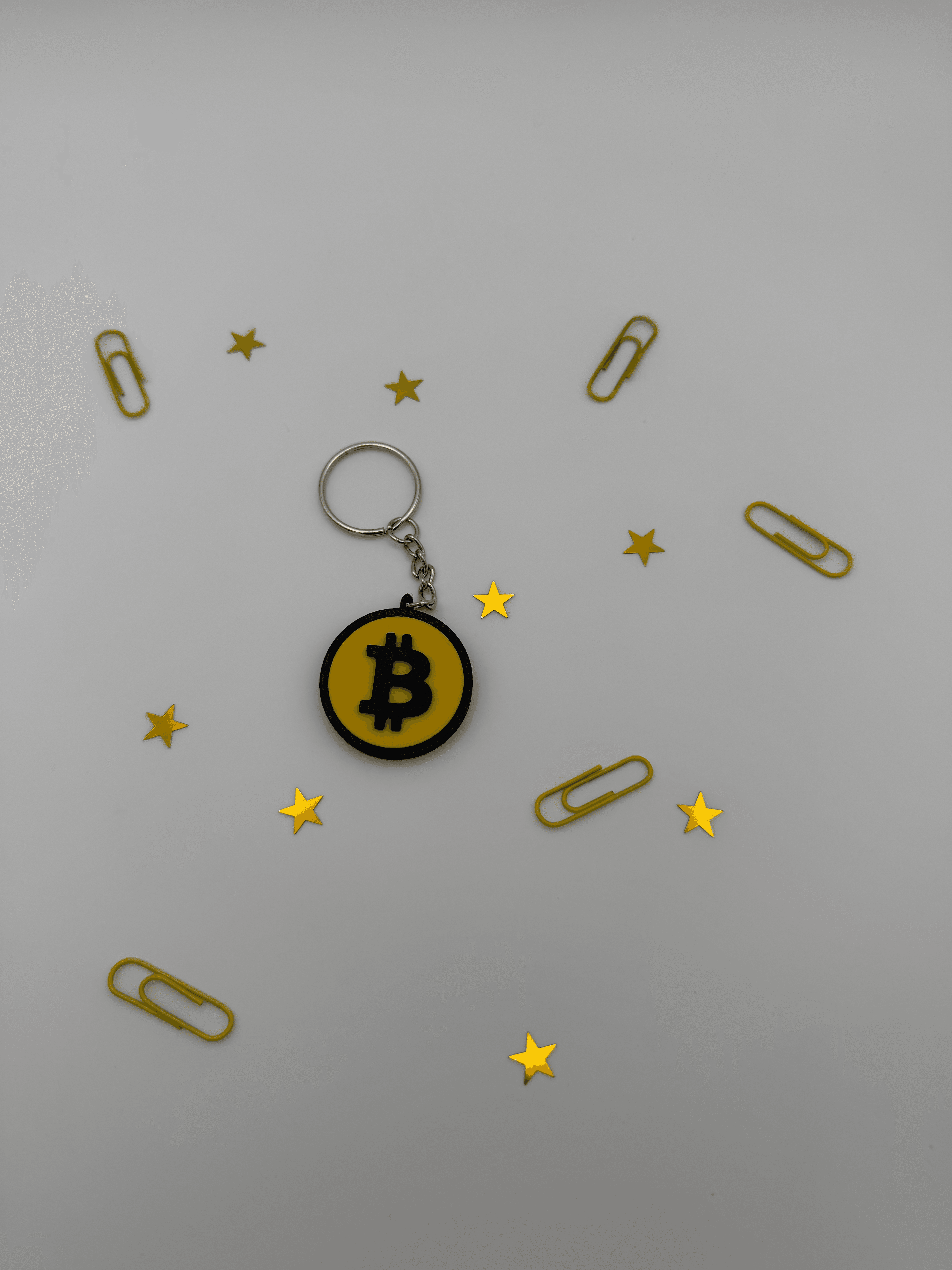 Bitcoin NFC Keychain 3D Printed Coin Charm