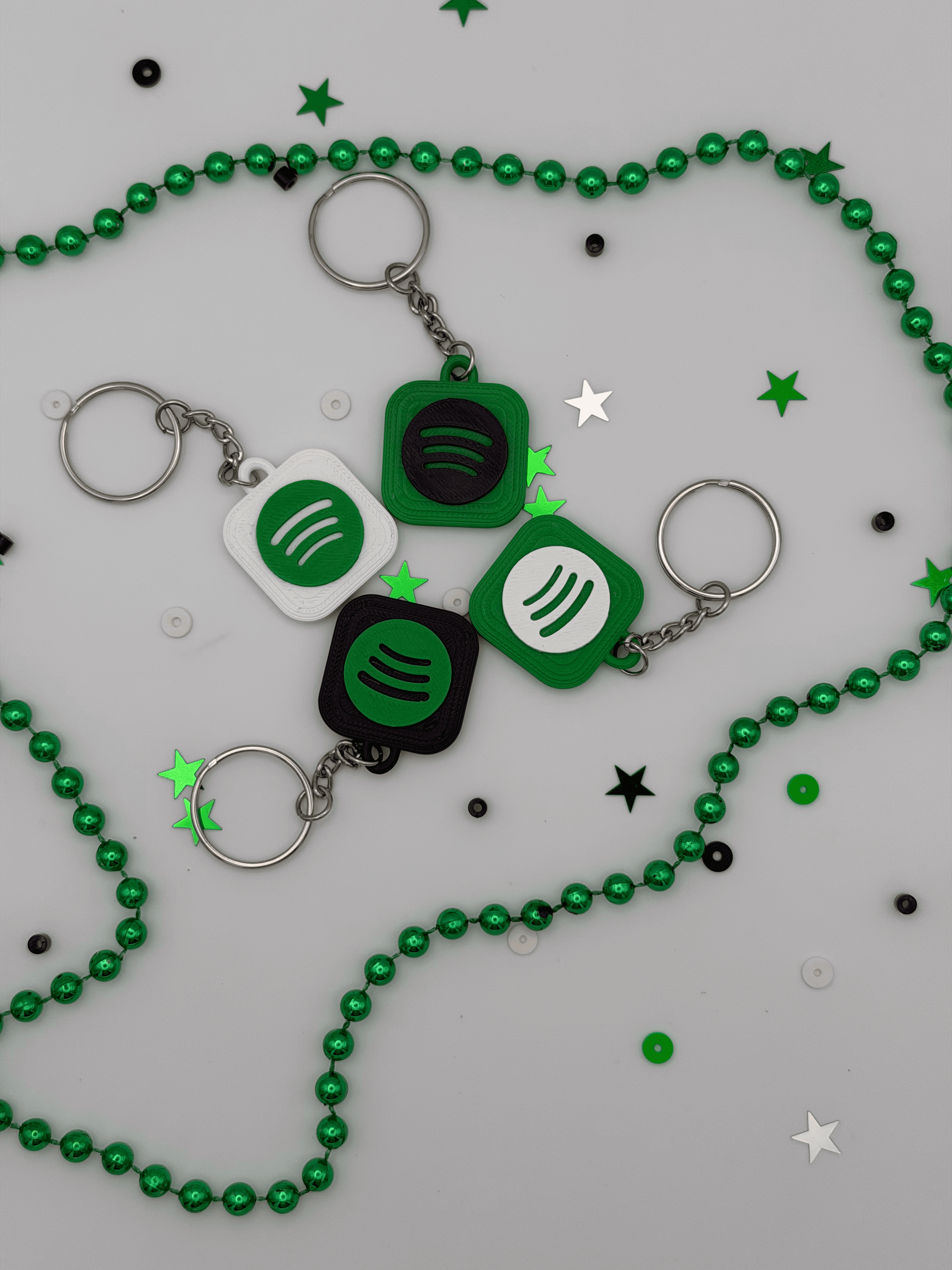 Spotify NFC Keychain 3D Printed