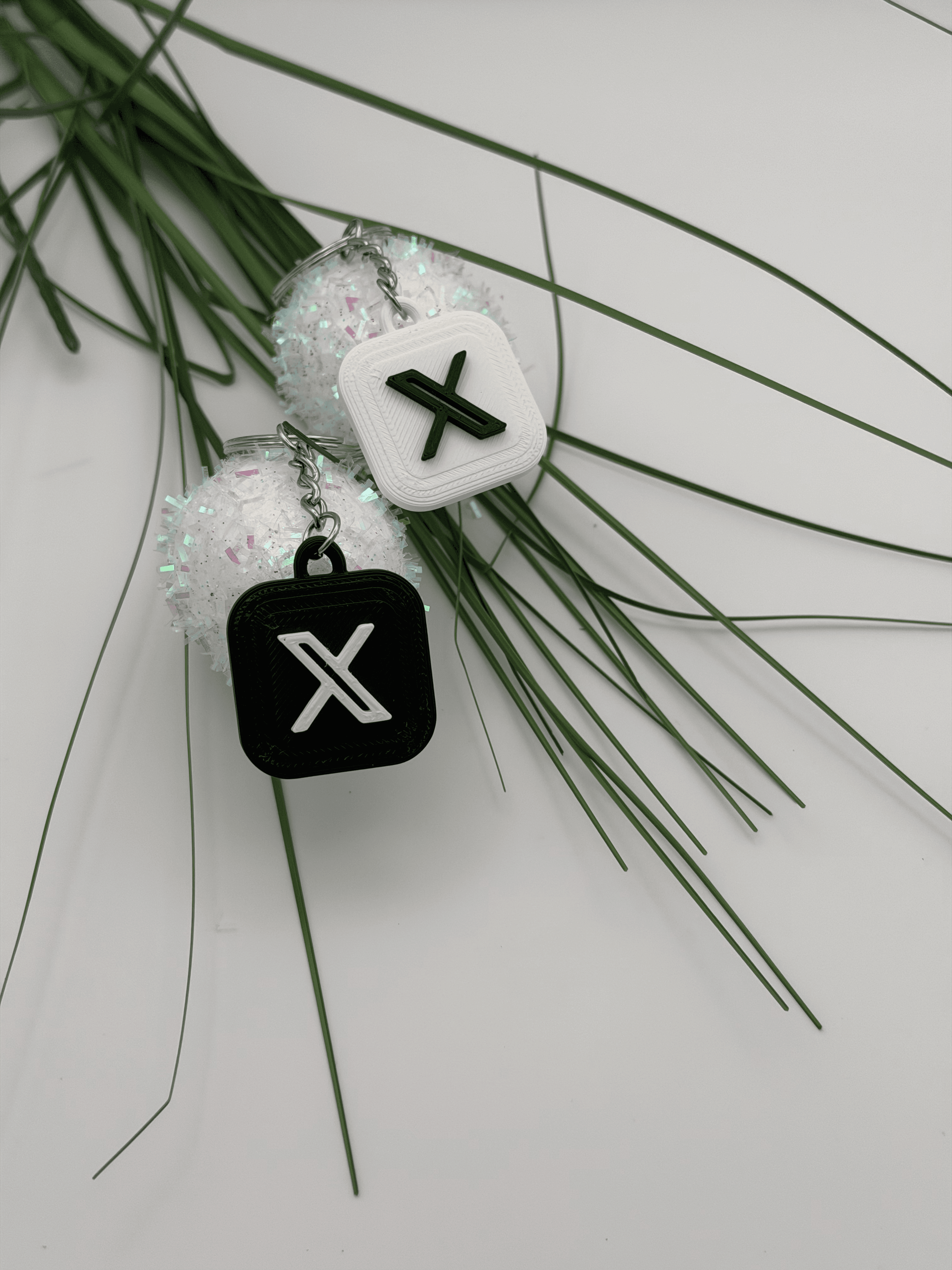 Custom X (Twitter) NFC Keychain