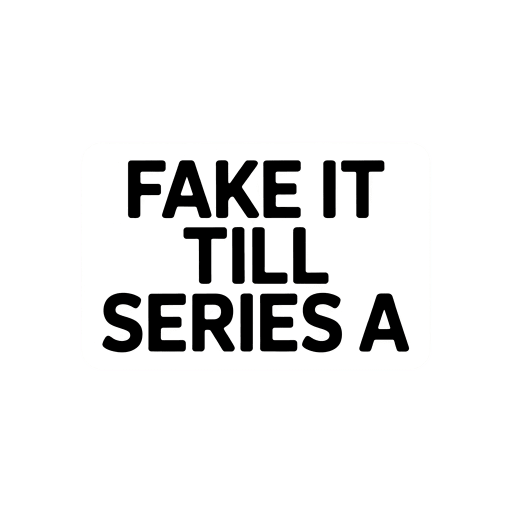 Motivational Startup Quote Vinyl Sticker