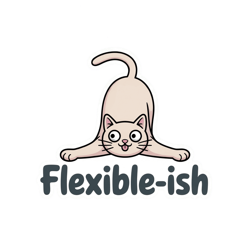 Funny Flexible Cat Vinyl Sticker