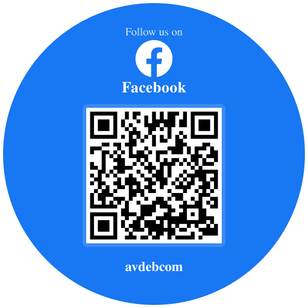 Facebook QR Code Sticker