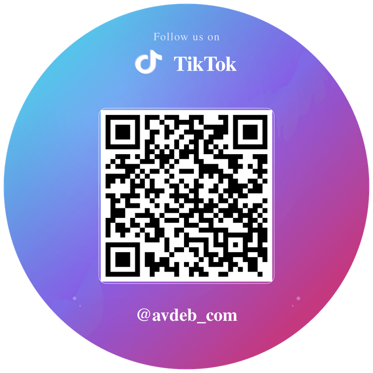 Custom TikTok QR Code Sticker Vinyl
